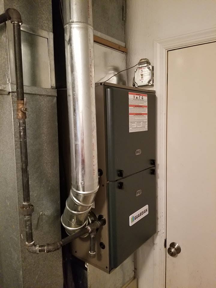 Guardian Brand Furnace Installation — Aurora OH — PDR Comfort Systems PDR Comfort Systems Guardian brand furnace installation for Aurora, OH homeowners — clean venting, gas piping, and ductwork by a local Northeast Ohio HVAC contractor.